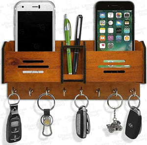 BUY ONE GET ONE FREE 😍 Beautiful Wooden Mobile And Key Holder 😍